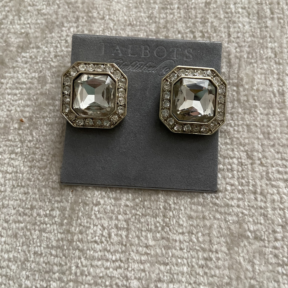 Faux Diamond earrings